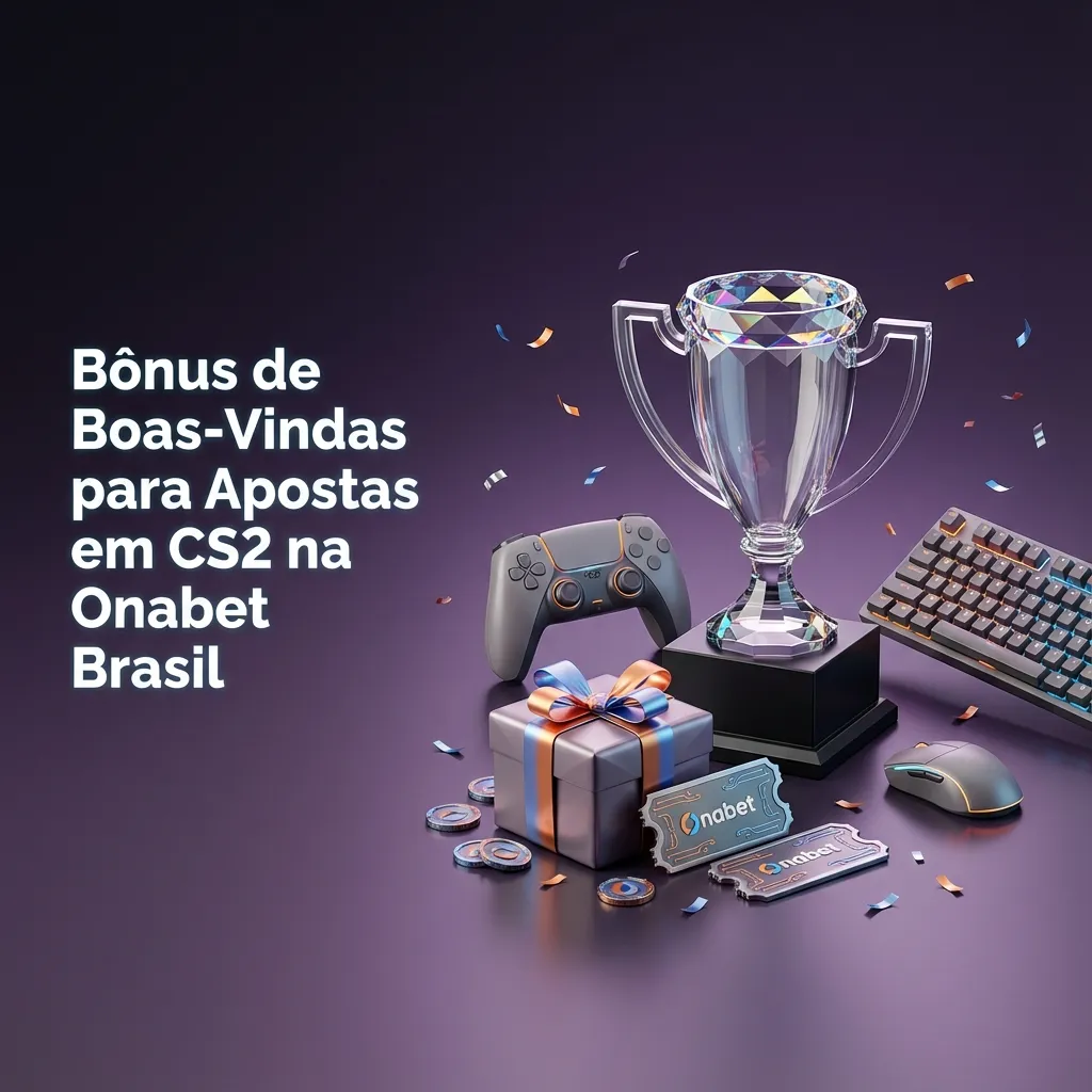 New users receiving welcome bonus for CS2 betting on Onabet Brasil platform with registration and deposit steps