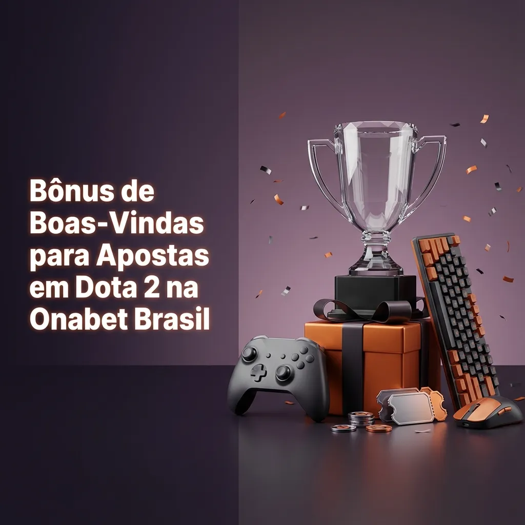 Onabet Brasil welcome bonus for Dota 2 betting showing registration steps and bonus deposit process for new players