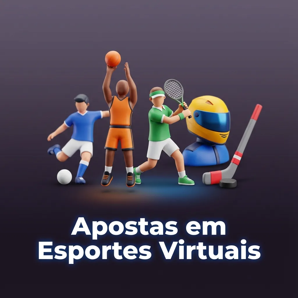 Tela de apostas em esportes virtuais mostrando simulações de futebol, corridas de cavalos e tênis disponíveis 24/7