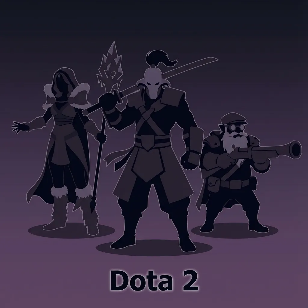 Dota 2 MOBA game logo with competitive esports tournament and betting markets information