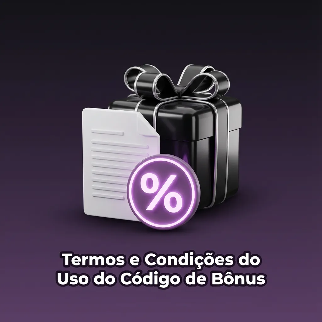 Terms and conditions for bonus code usage showing deposit requirements and eligibility rules in Portuguese