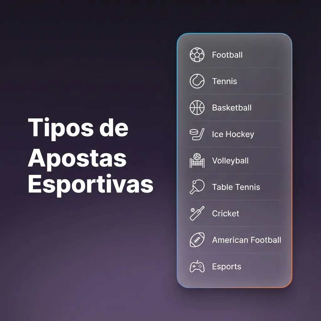 Sports betting interface showing football, basketball, tennis, MMA and volleyball options with various markets