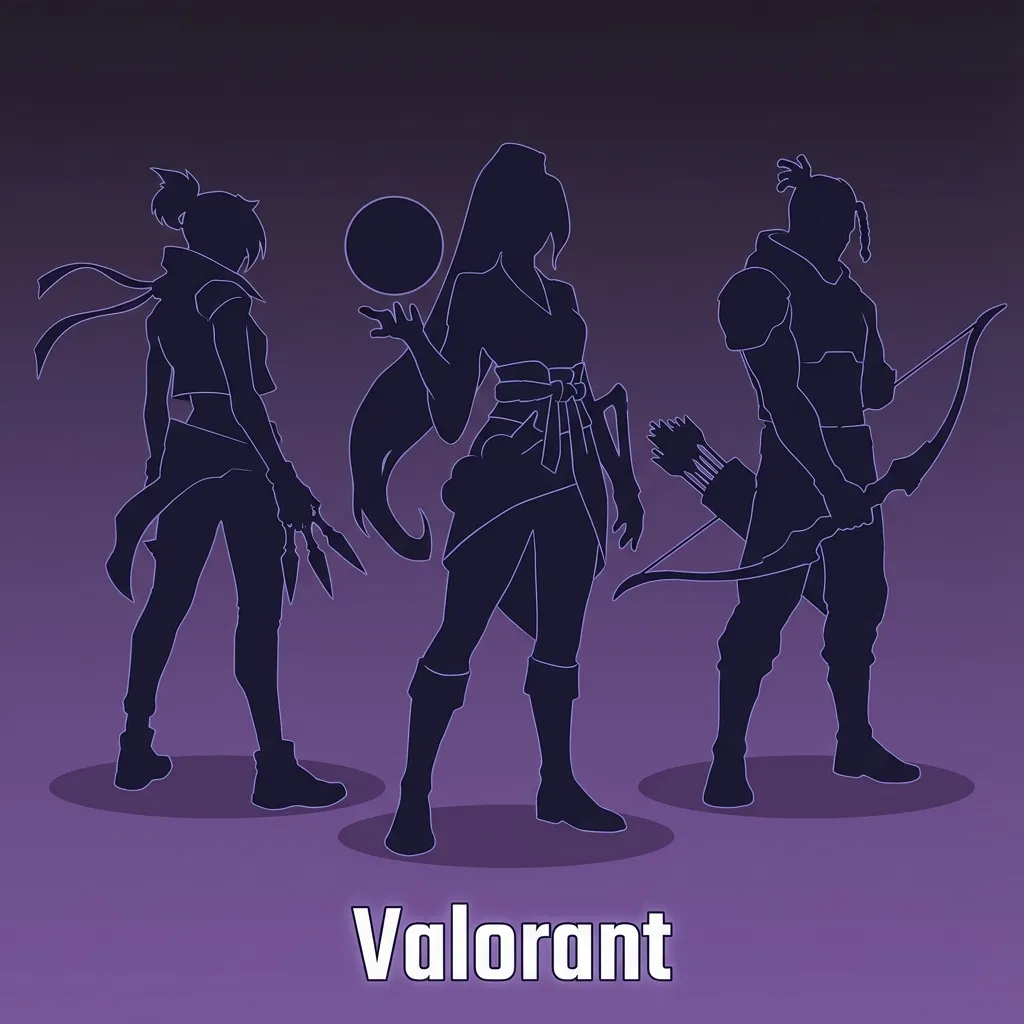 Valorant tactical FPS game showing agents with unique abilities in competitive esports tournament action