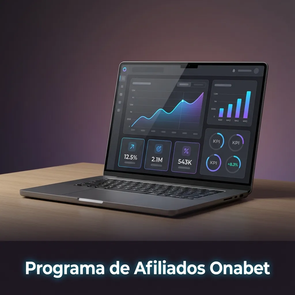 Onabet affiliate program dashboard showing commission structure and payment methods for partners