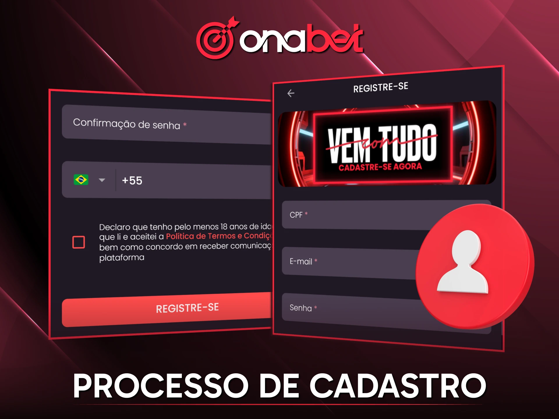 Siga o passo a passo do Processo de Cadastro na Onabet para criar sua conta em poucos minutos