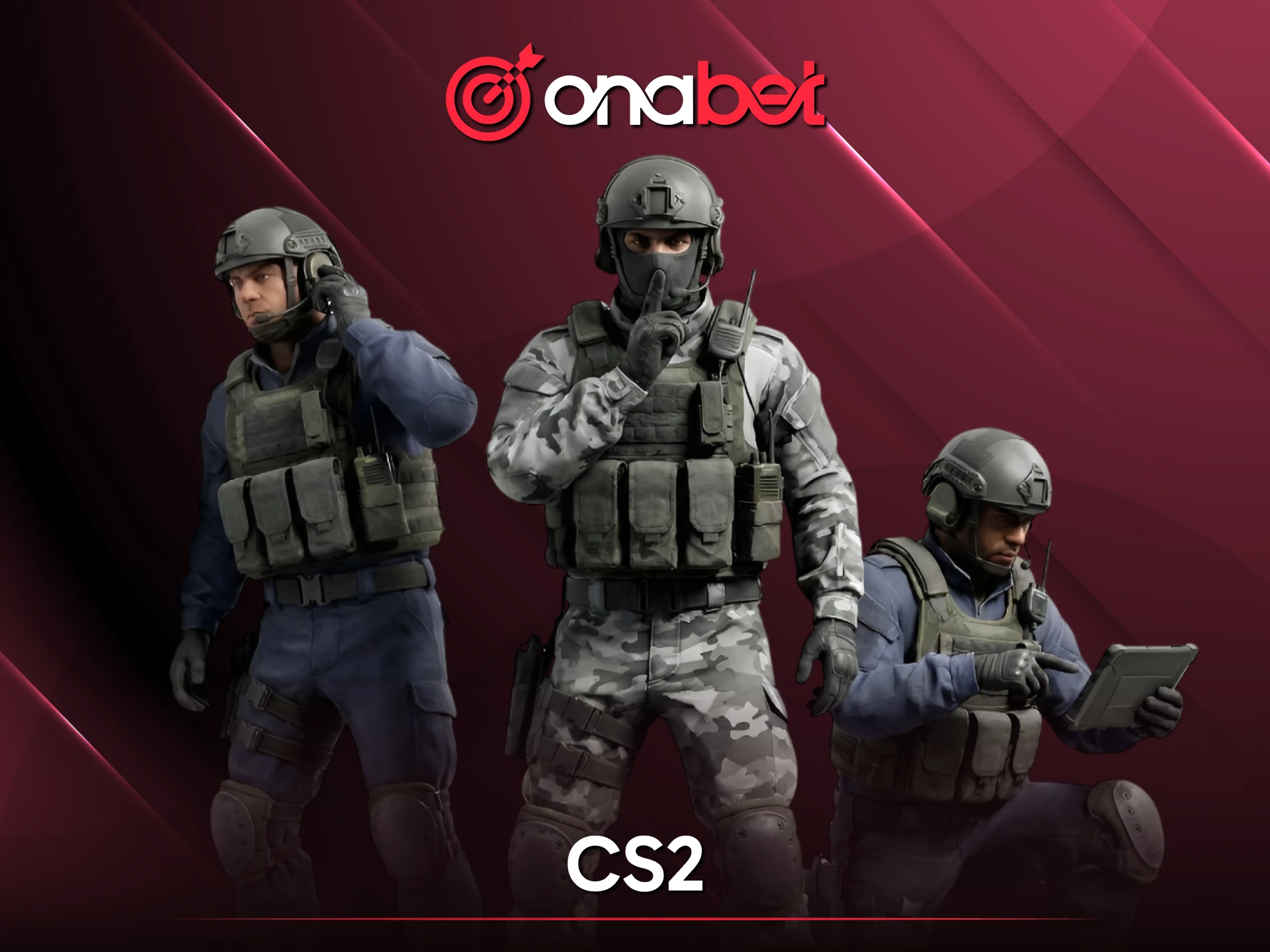 Faça suas apostas em CS2 agora mesmo na plataforma Onabet E-Sports.