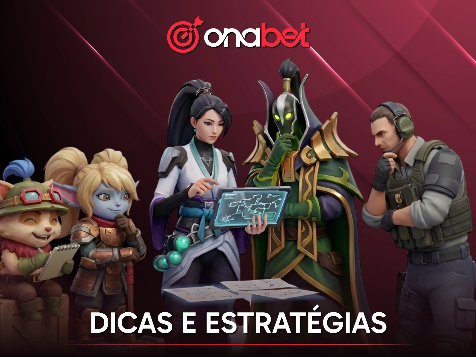 Use dicas e estratégias de E-Sports para lucrar muito na Onabet.