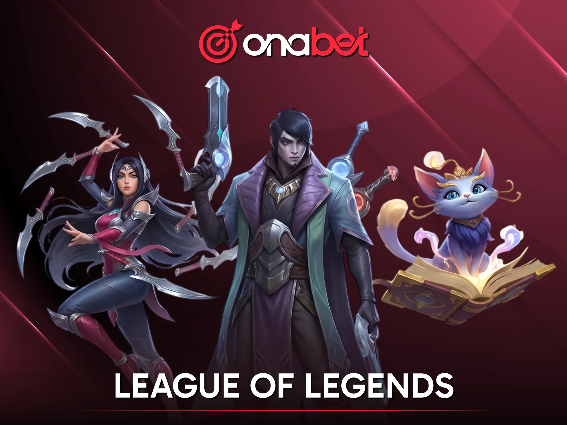 Ganhe prêmios apostando em League of Legends na Onabet E-Sports Brasil.