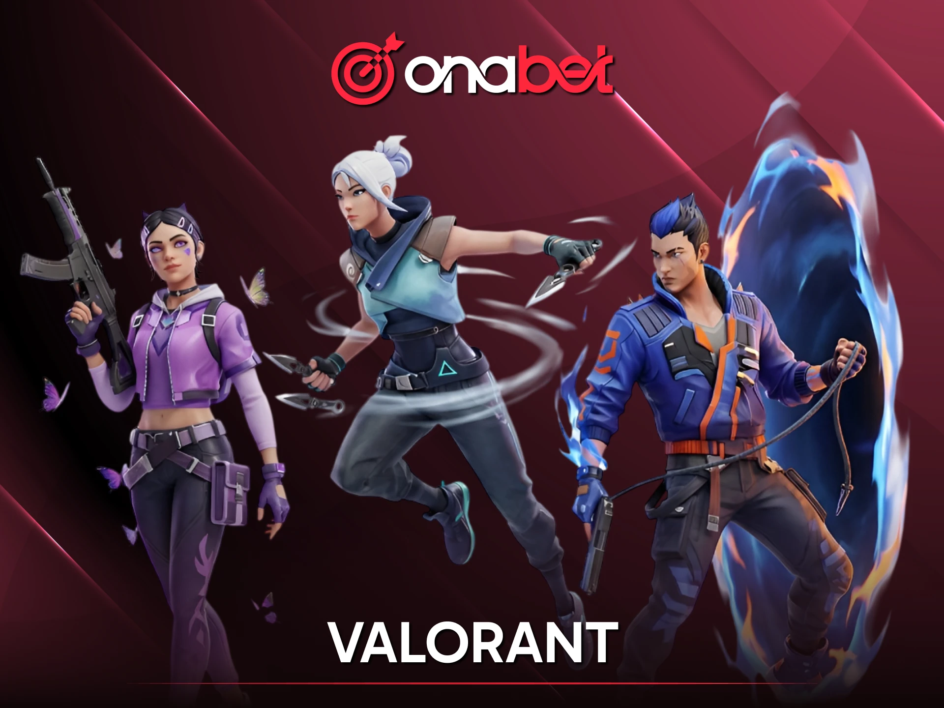Jogue e aposte em torneios de Valorant usando a Onabet E-Sports.