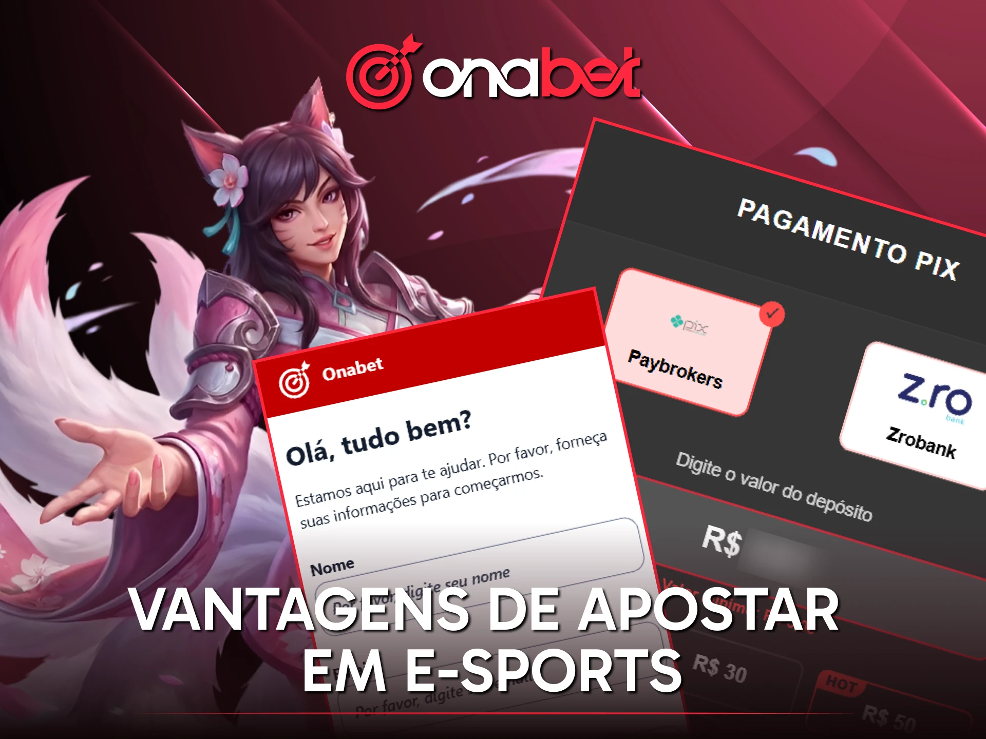 Descubra as vantagens exclusivas ao apostar em E-Sports na Onabet Brasil.