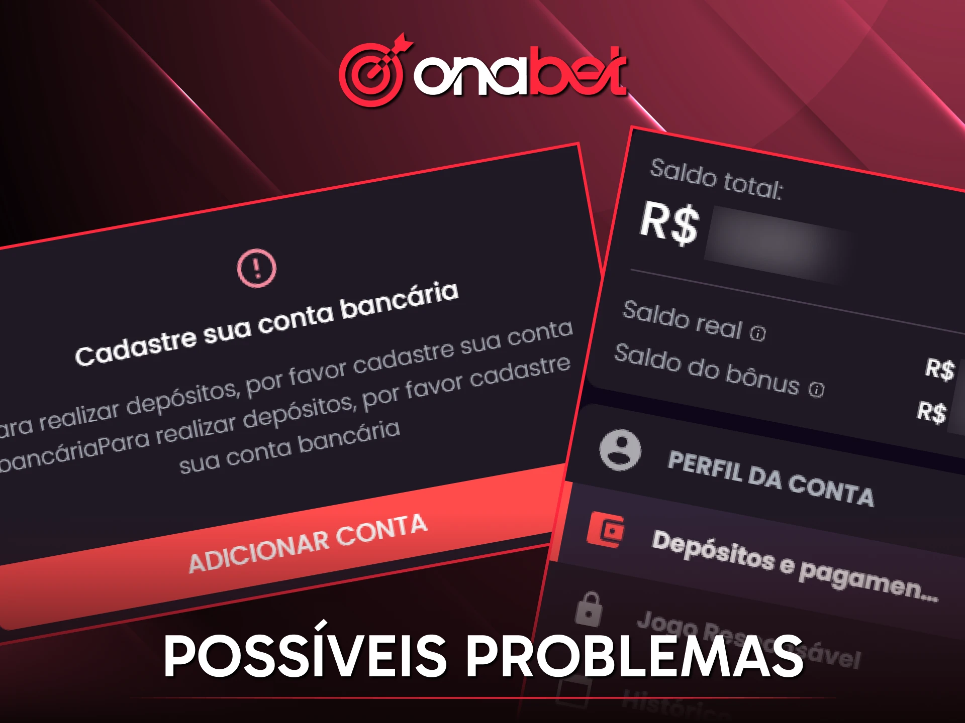 Solucione problemas com seu saque na Onabet e receba seus ganhos.