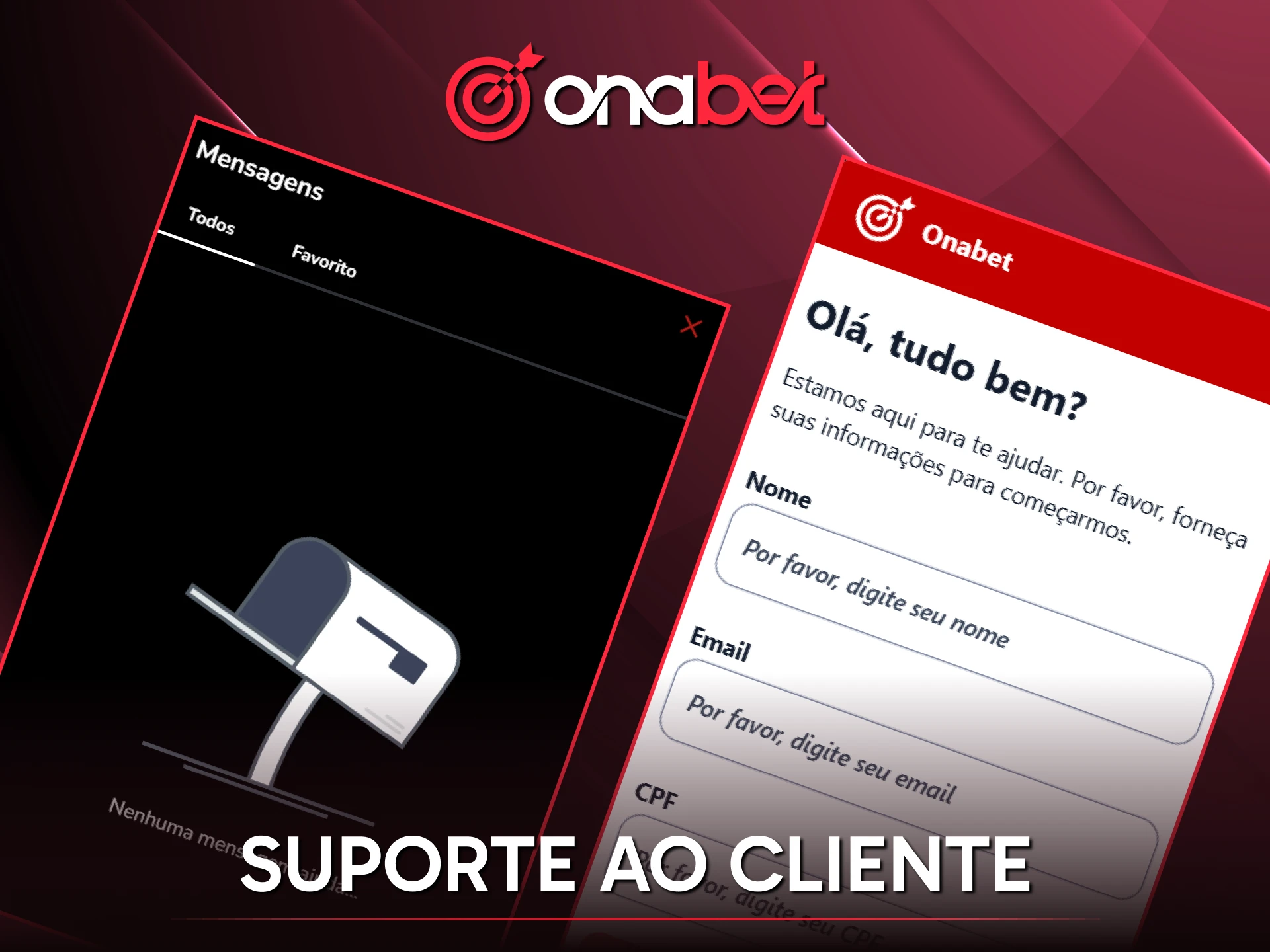 Fale com o suporte da Onabet para agilizar seu saque rápido.