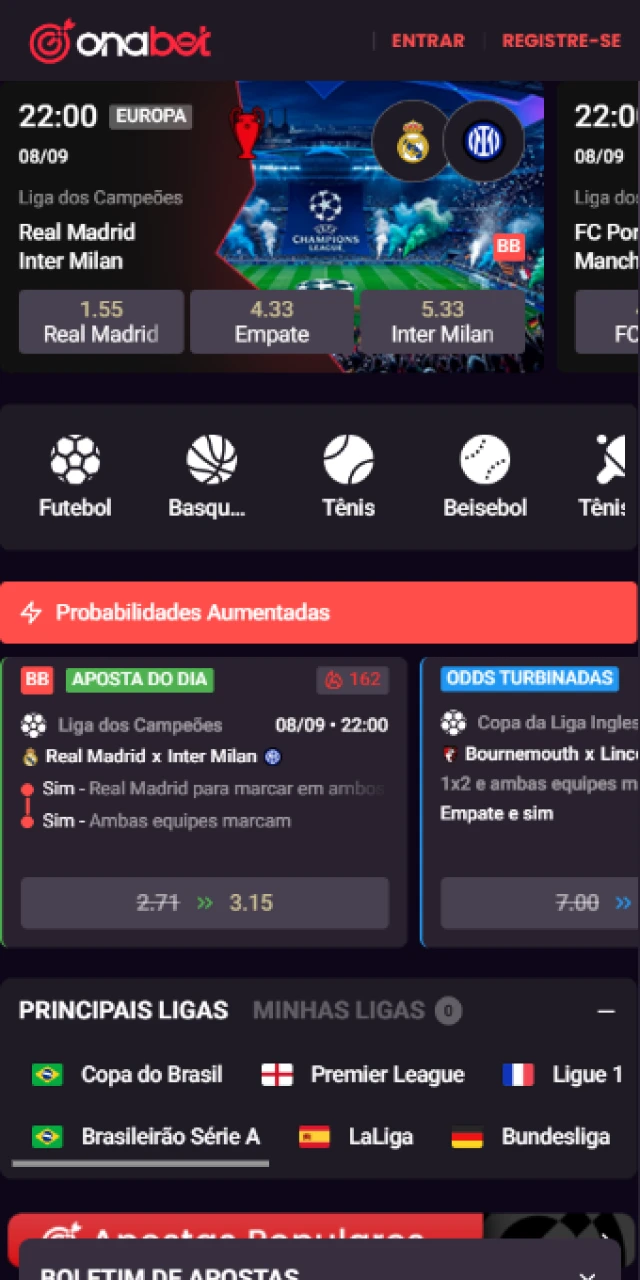 Clicando no botão de download para baixar o arquivo APK do app Onabet no Android.