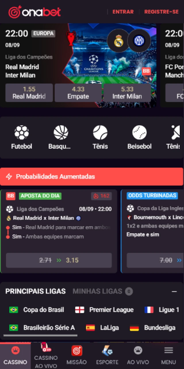 Acessando o site da Onabet no navegador Safari do seu iPhone ou iPad.