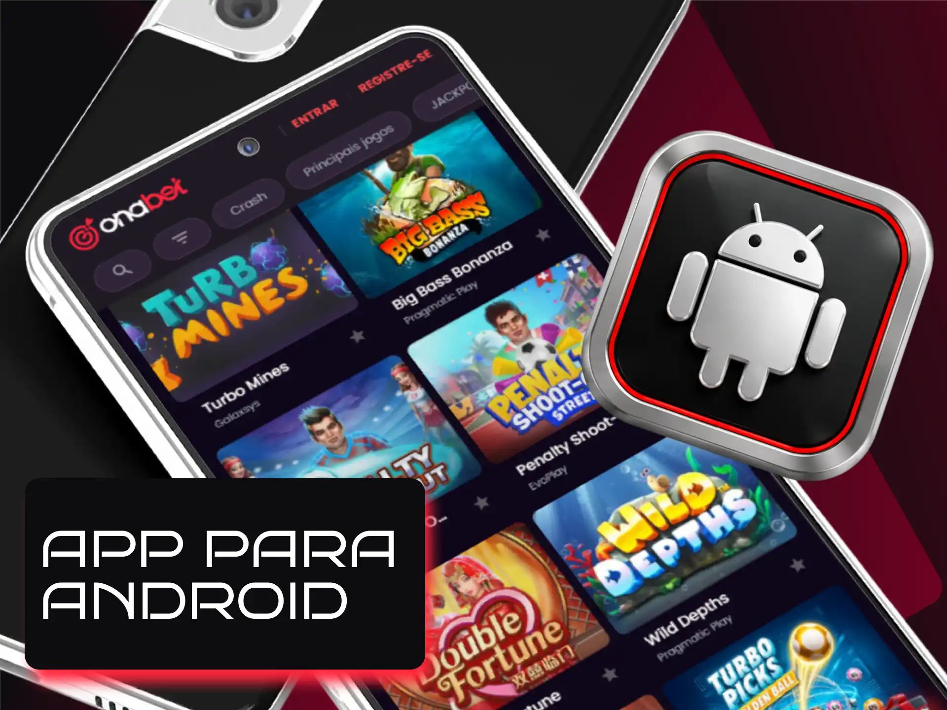 Download e instalação do aplicativo Onabet para smartphones e tablets Android.