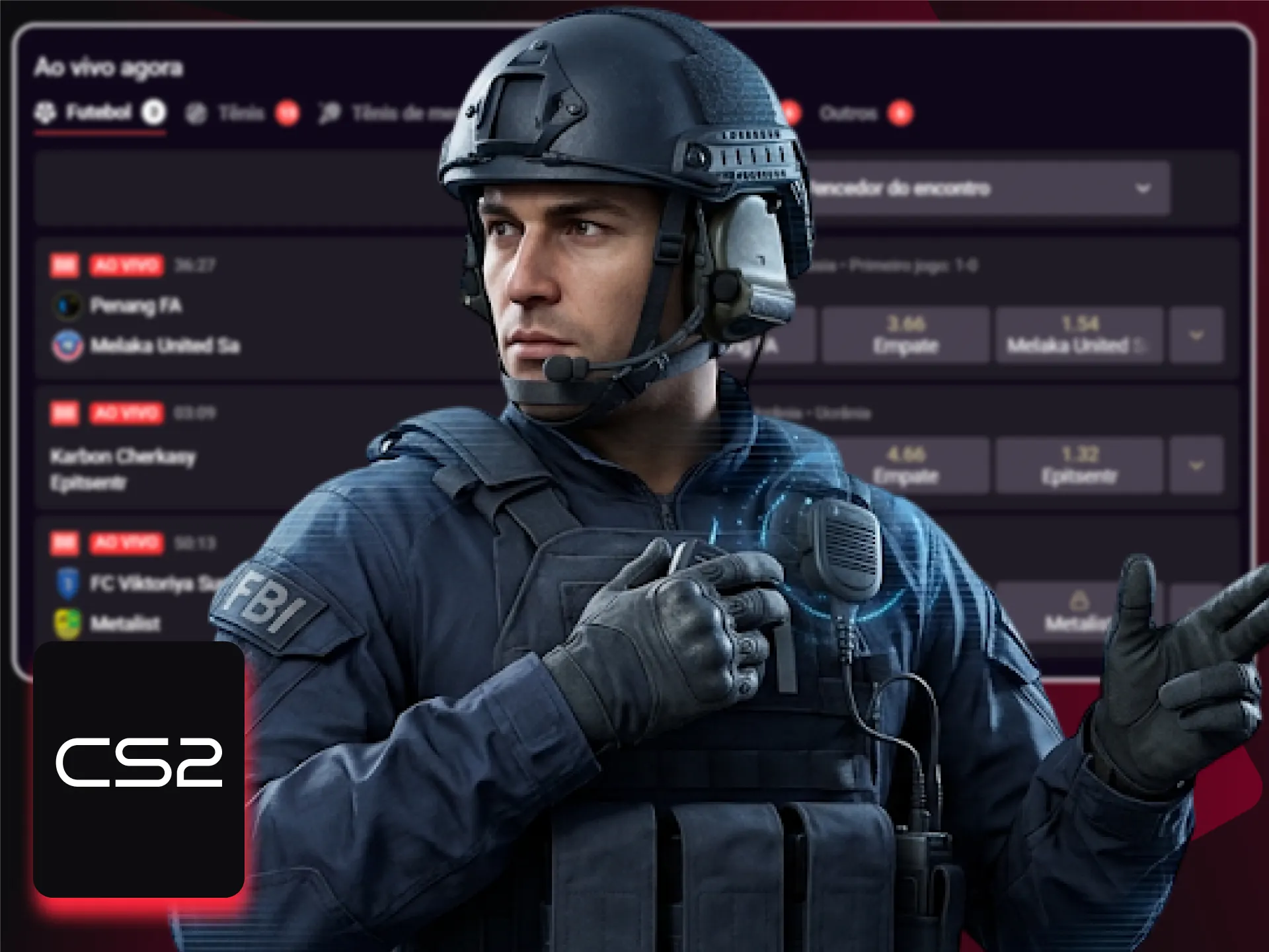Mercados de apostas e odds atualizadas para CS2 na Onabet.
