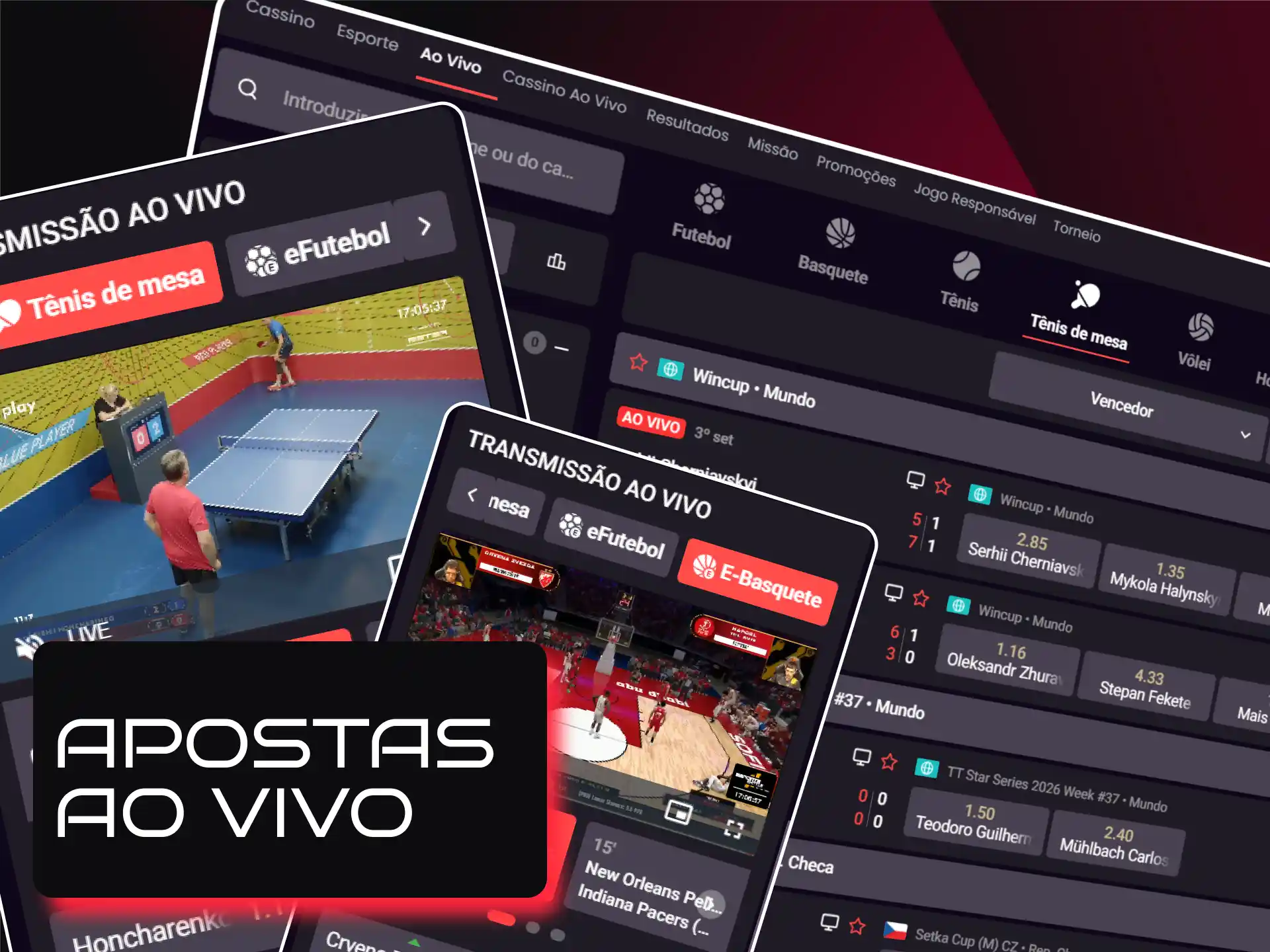 Apostas esportivas em tempo real com odds atualizadas na Onabet Brasil.